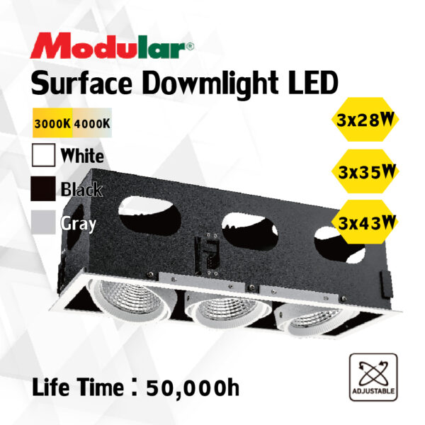 Recessed downlight LED